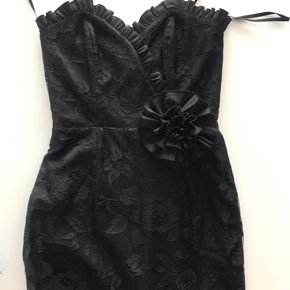 Strapless black evening gown - Picture 13 of 13